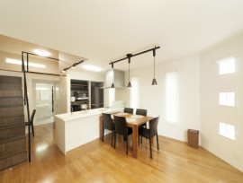 収納がたくさんあるコンパクトな家