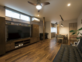 コンパクトなのに広く感じる家