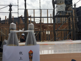 瀬戸市の平屋 上棟しました