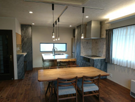 キッチン周りを中心としたリノベーション