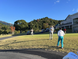秋のゴルフコンペ開催