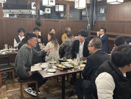 一年の終わり 忘年会を開催しました